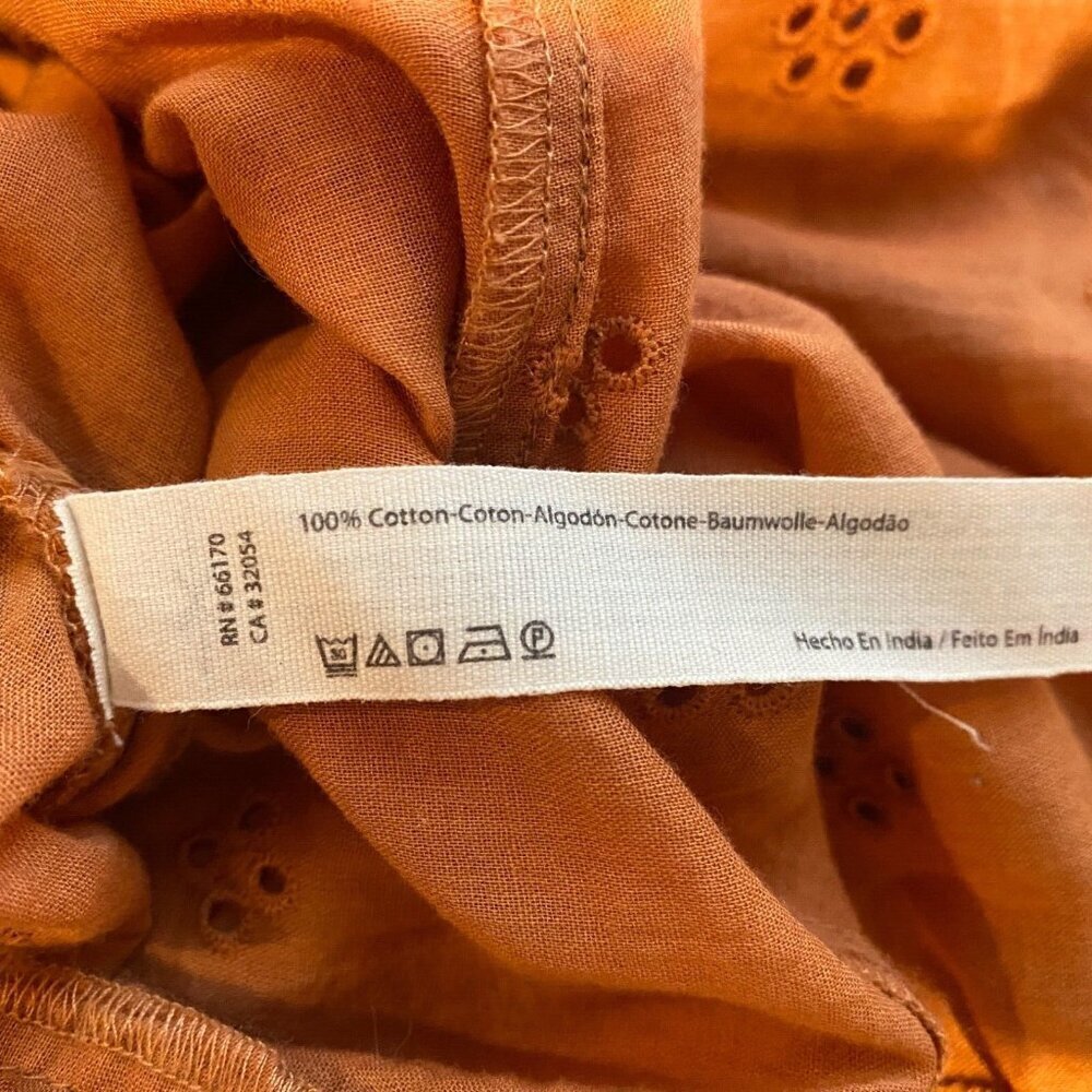 Intimately Free People Sun's Out Eyelet Semi Sheer Boho Jumpsuit Size S - Picture 11 of 11